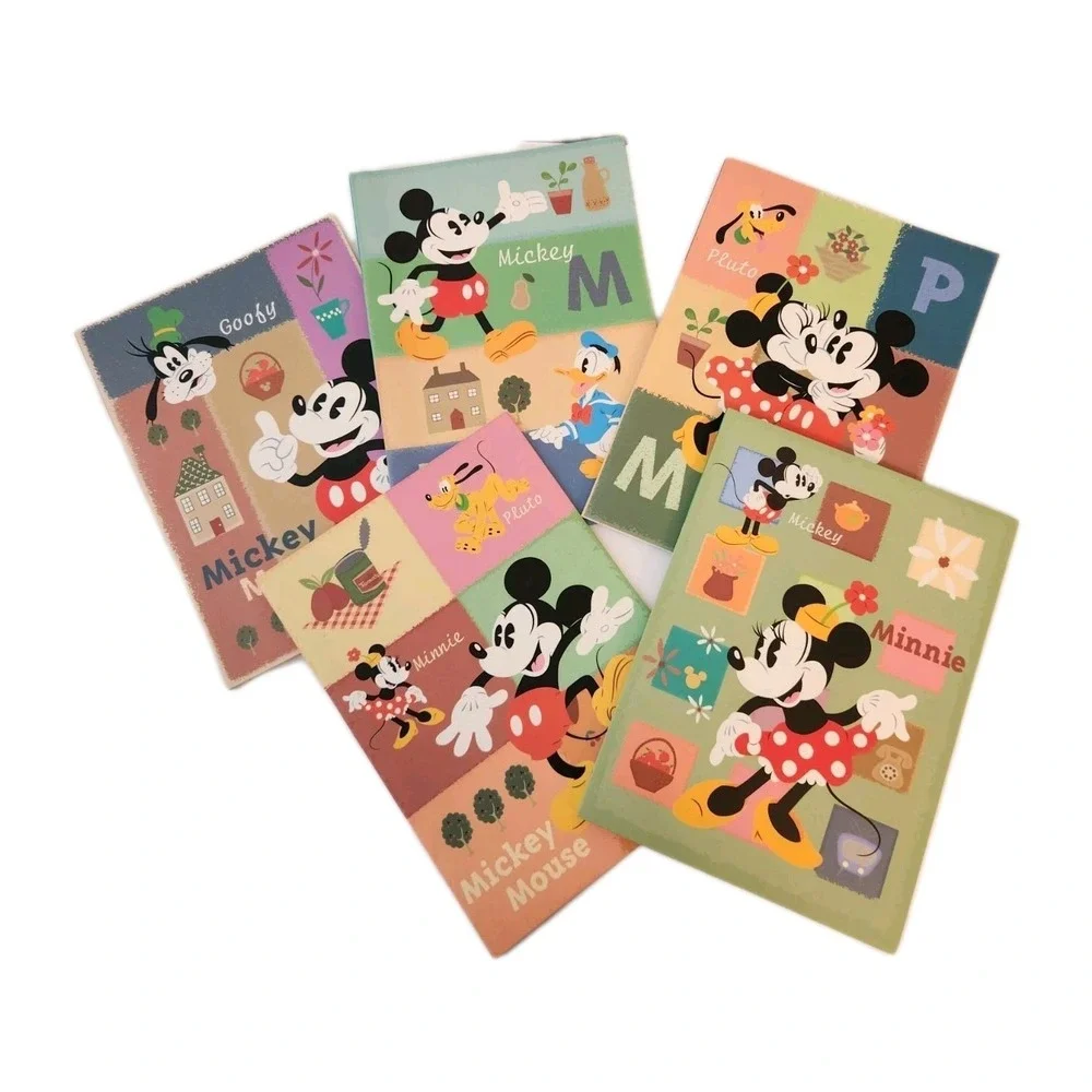 Disney Mickey Minnie Mouse Vtg Photo Album Set of 5 Japan Fujicolor RARE 240 Pkt